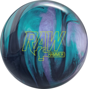 Raw black-purple-teal